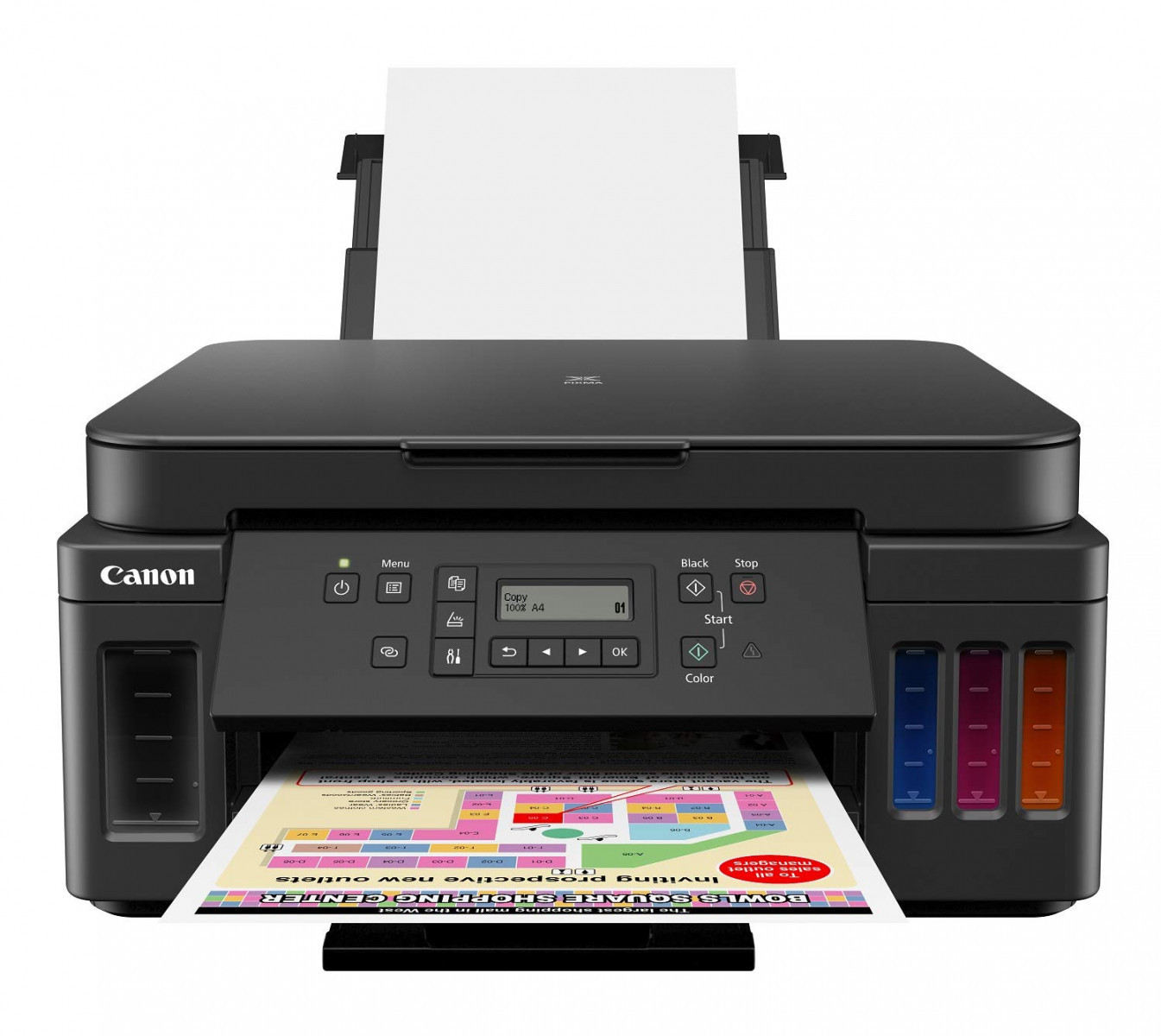 Canon PIXMA MegaTank GM4070 All in One Print Scan Copy Inktank Monochrome Printer Black 6000 Prints with ADF and Auto Duplex Printing Print Speed- Black 130 ipm