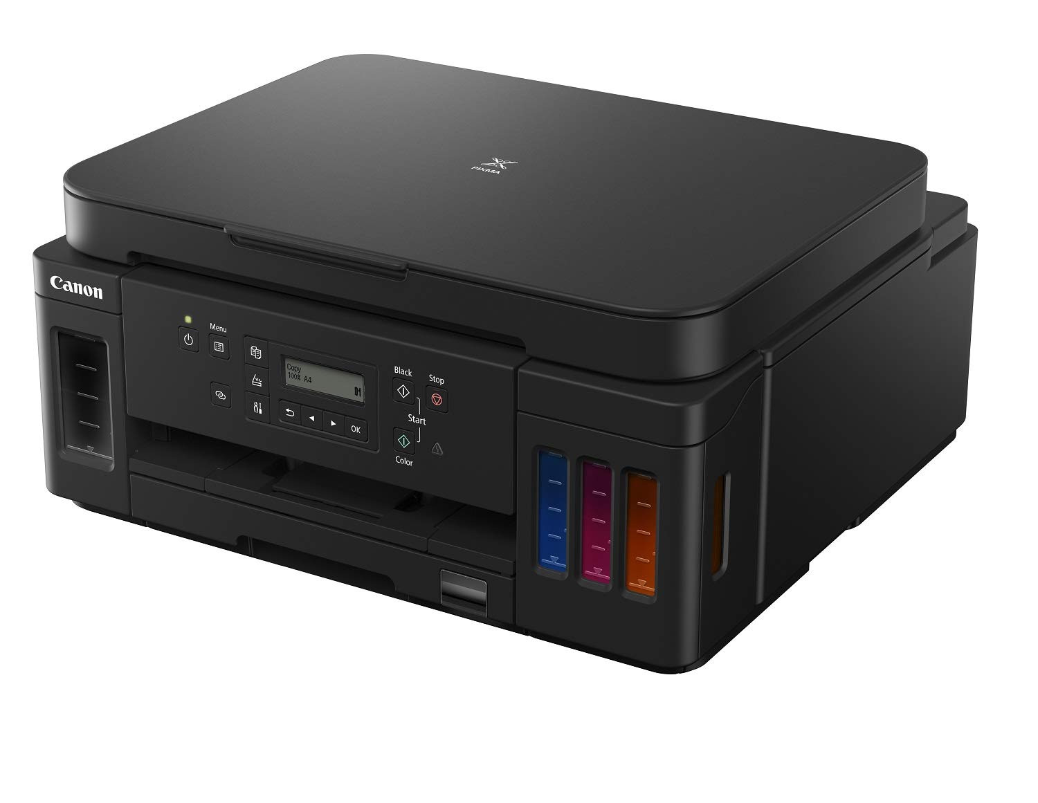 Canon PIXMA MegaTank GM4070 All in One Print Scan Copy Inktank Monochrome Printer Black 6000 Prints with ADF and Auto Duplex Printing Print Speed- Black 130 ipm