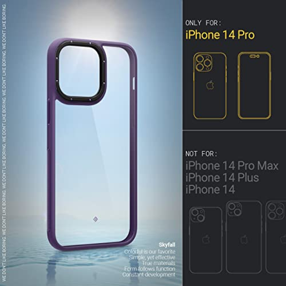 Spigen Liquid Air Back Cover Case Compatible with iPhone 14 Pro (TPU | Deep  Purple)