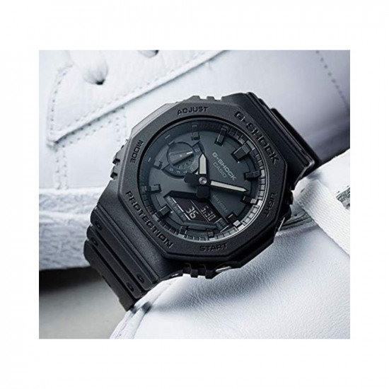Casio Analog-Digital Black Dial Men's Watch-GA-2100-1A1DR (G987)