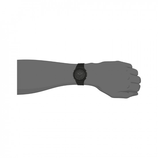 Casio Analog-Digital Black Dial Men's Watch-GA-2100-1A1DR (G987)