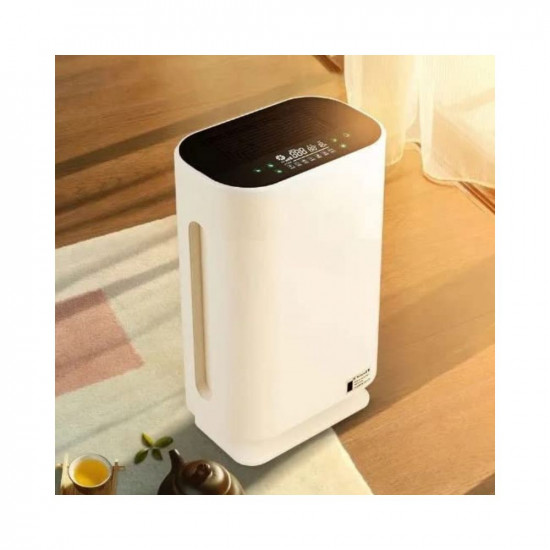Chocozone Indoor Air Purifier for Home with 3 Stage Filtration, HEPA Filter PM 2.5 Filtration, Activated Carbon Filter & Catalyst Filter with Coverage Area upto 50 Cubic Metre (Air Purifier1)