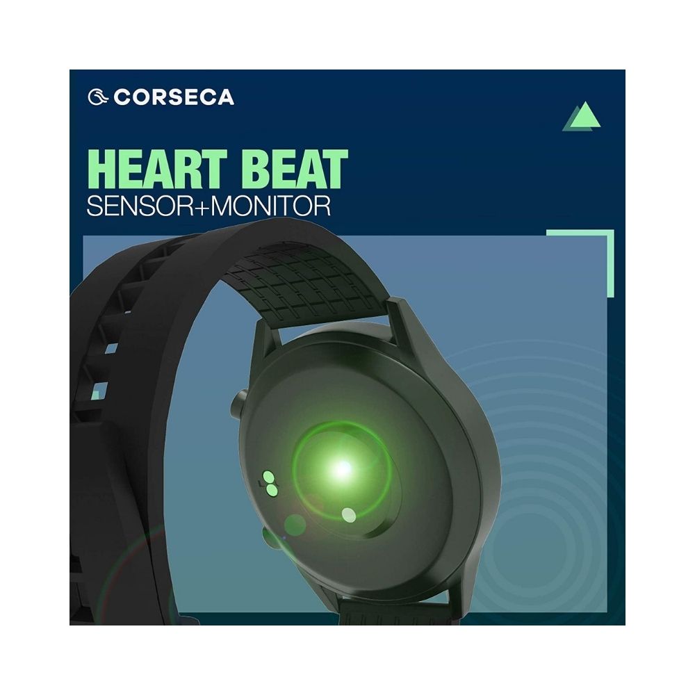 Corseca Fittex Pro Bluetooth Smart Watch- Black, Large(DMW6096)