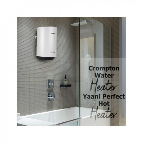 Crompton Amica 15-L 5 Star Rated Storage Water Heater (Geyser) White