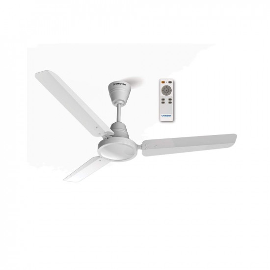 Crompton Energion HS 1200 mm (48 inch) Energy Efficient 5 Star Rated High Speed BLDC Ceiling Fan with Remote (Opal White)