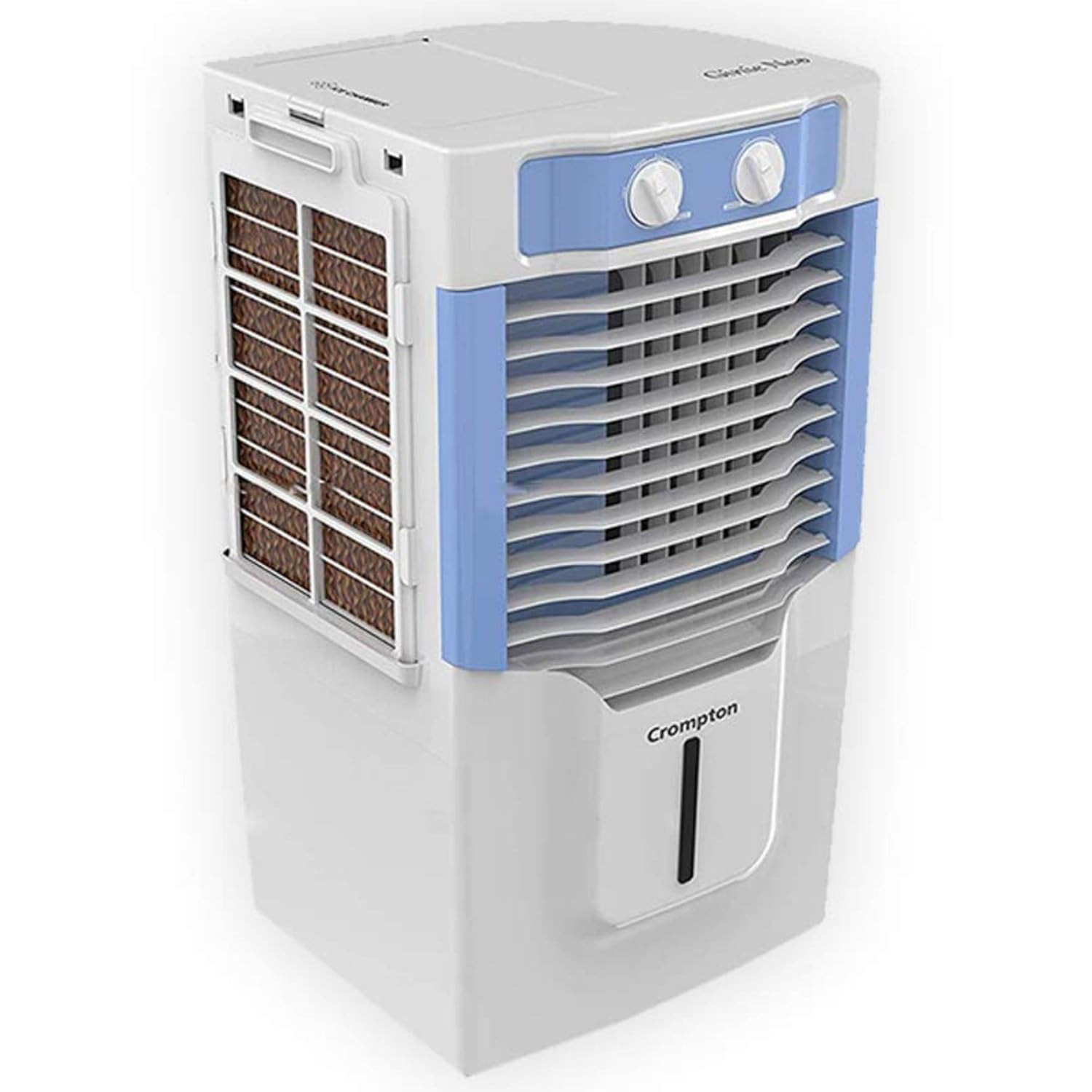 Crompton Ginie Neo Personal Air Cooler - 10L White and Light Blue