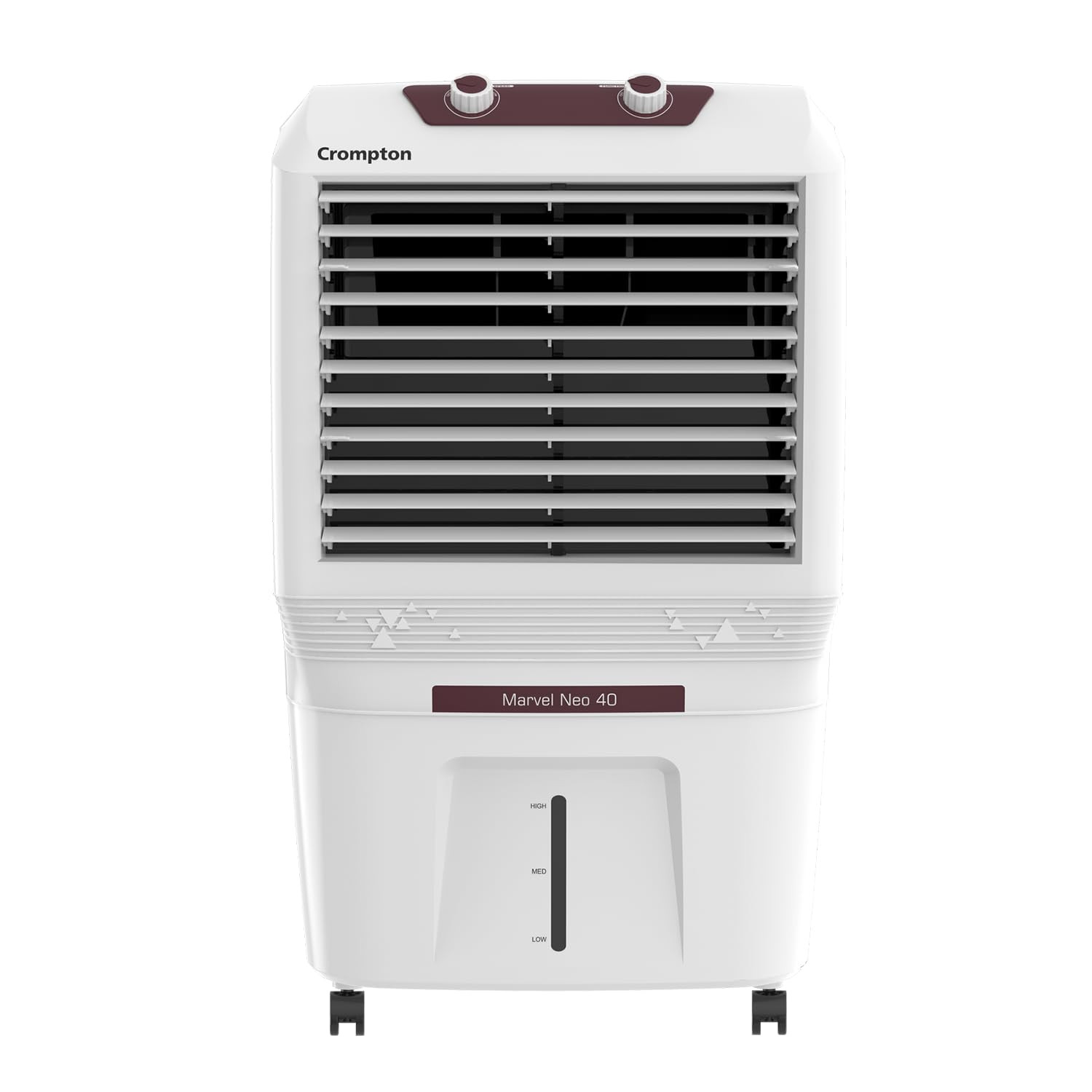 Crompton Marvel Neo Inverter Compatible Portable Personal Air Cooler 40L White