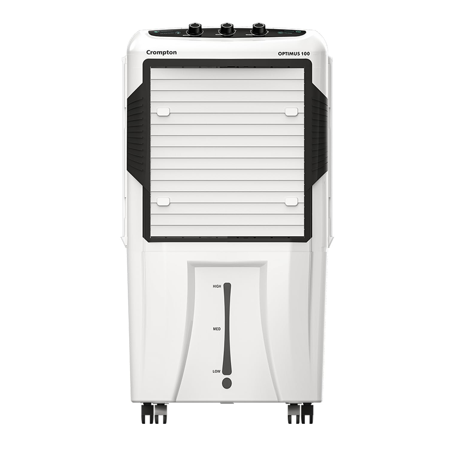Crompton Optimus 100 Litres Desert Air Cooler for home  Large  Easy Clean Ice Chamber  High Density Honeycomb Pads  Auto-Fill  Drain  Everlast Pump  Humidity Control