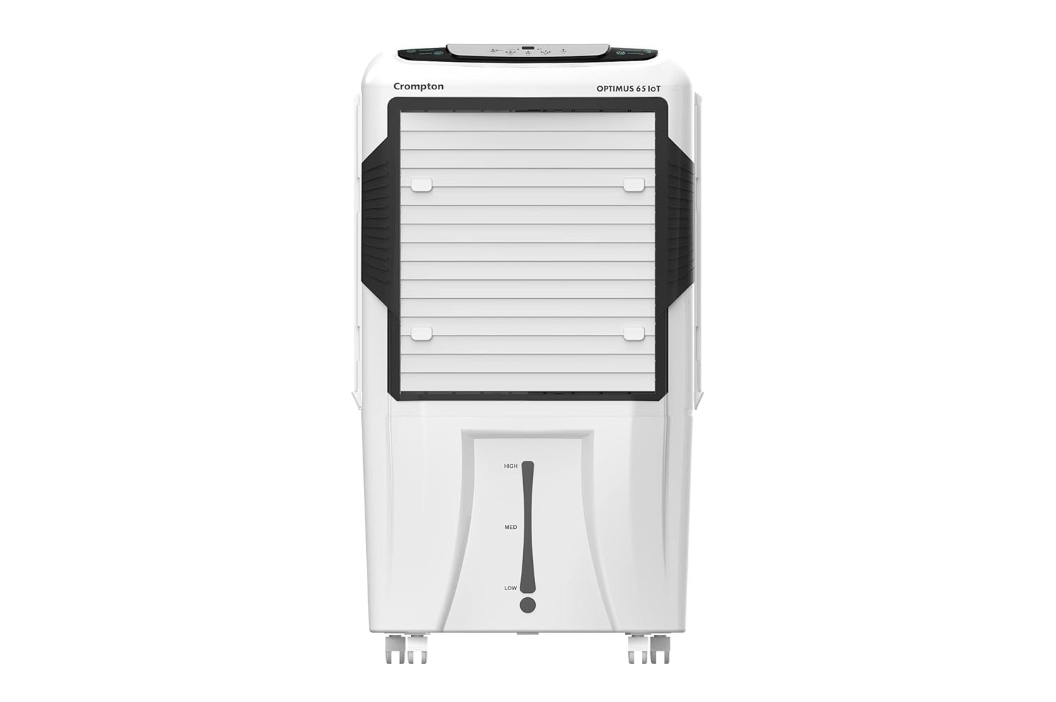 Crompton Optimus 65-Litre Inverter compatible Desert Air Cooler with Google Home Alexa and Mobile App enabled operations White