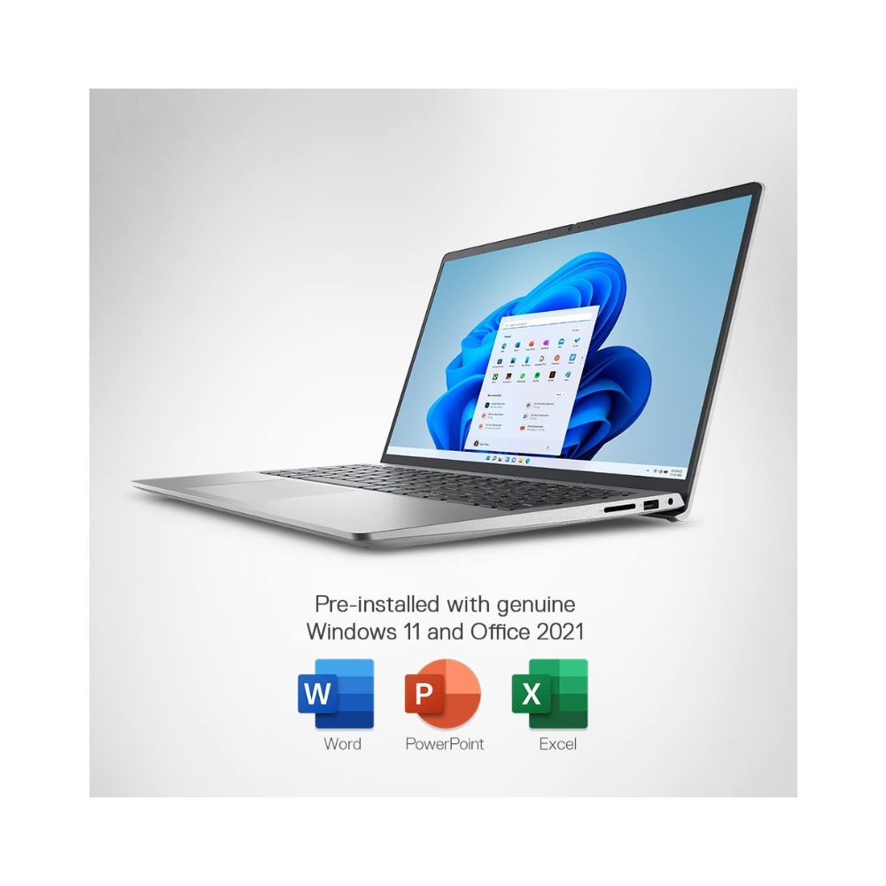 Dell Inspiron 3520 Laptop, Intel Core i3-1215,Windows 11 + MSO'21, 8GB, 512GB SSD