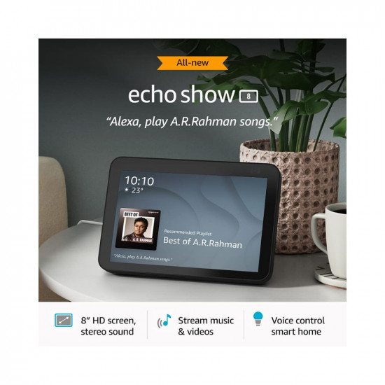 Echo Show 8 (2nd Gen, 2021 release)- Smart speaker with 8