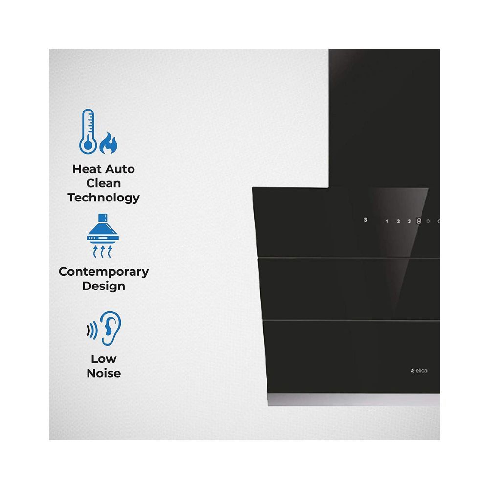 Elica 60 cm 1200 m3hr Filterless Auto Clean Chimney with 15 Years Warranty