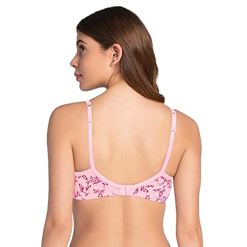 Enamor Wired Strapless Lightly Padded Womens Every Day Bra (Coral Rose,  36D),Size -36D
