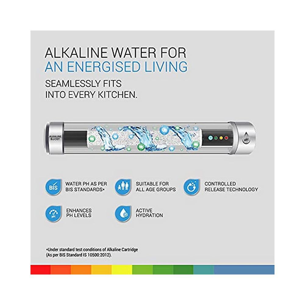 Eureka Forbes Aquaguard Aura RO+AUTO UV+Alkaline+Mineral Guard+Active Carbon Water Purifier (Black & Copper), 7 Liter
