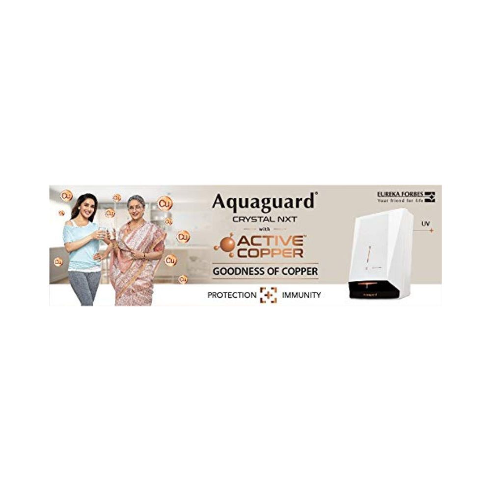 Eureka Forbes Aquaguard Crystal nxt instant UV water purifier with active copper