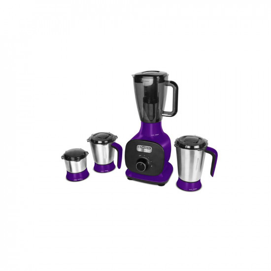Faber 1000W Juicer Mixer Grinder with 3 Stainless Steel Jar 1 Fruit Filter FMG Candy 1000 3J1 PcPlum