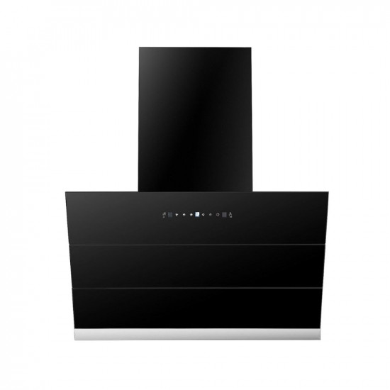 Faber 60 cm 1350 mHR Auto-Clean Angular Kitchen Chimney Hood Zenith FL SC AC BK 60 Filterless Technology Touch Control Black