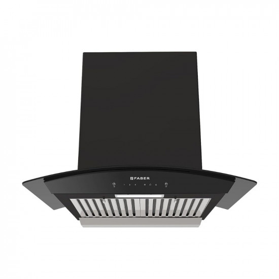 Faber 60 cm 1500 mhr Autoclean Kitchen Chimney 12Yr Warranty on Motor2Yr Comprehensive Autoclean Alarm Mood L Made in IndiaHOOD PRIMUS PLUS ENERGY IN HCSC BK 60Touch  Gesture ControlBlack