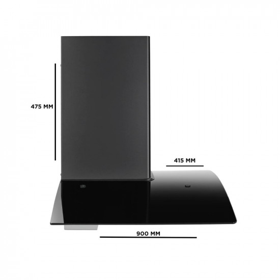 Faber 90cm 1200 m3/hr, Autoclean Chimney, Filterless, 8Yr on Motor, 2Yr Comprehensive Warranty, Italian Design - Made in India (Hood Venice in HC SC FL LG 90, Touch & Gesture Control, Light Grey)