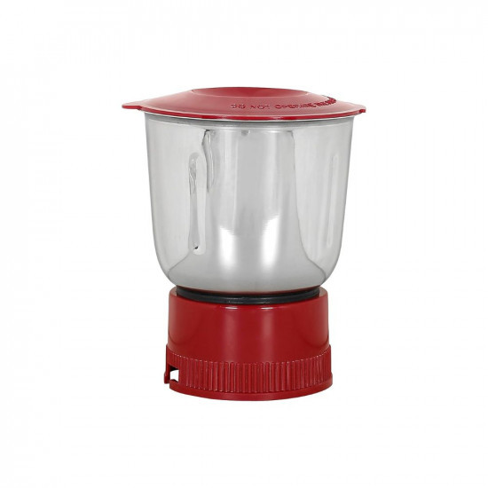 Faber Regal Trend 500W Juicer Mixer Grinder  18000 RPM 3-Speed Control Double Lock Technology  2 Multipurpose Jars High Performance Blade Micromesh Juicing Sleeve Spatula  White  Cherry Red