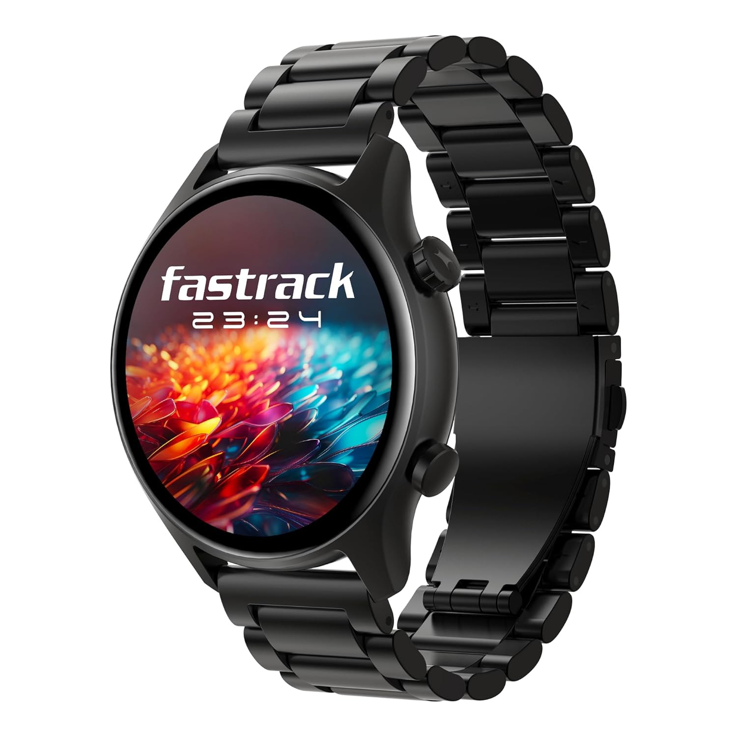 Fastrack Astor FR2 Pro Smart Watch 143 AMOLED Display 466  466 Pixel Resolution SingleSync BT Calling AI Voice Assistant 100 Sports Modes and Smartwatch Faces IP68 Black