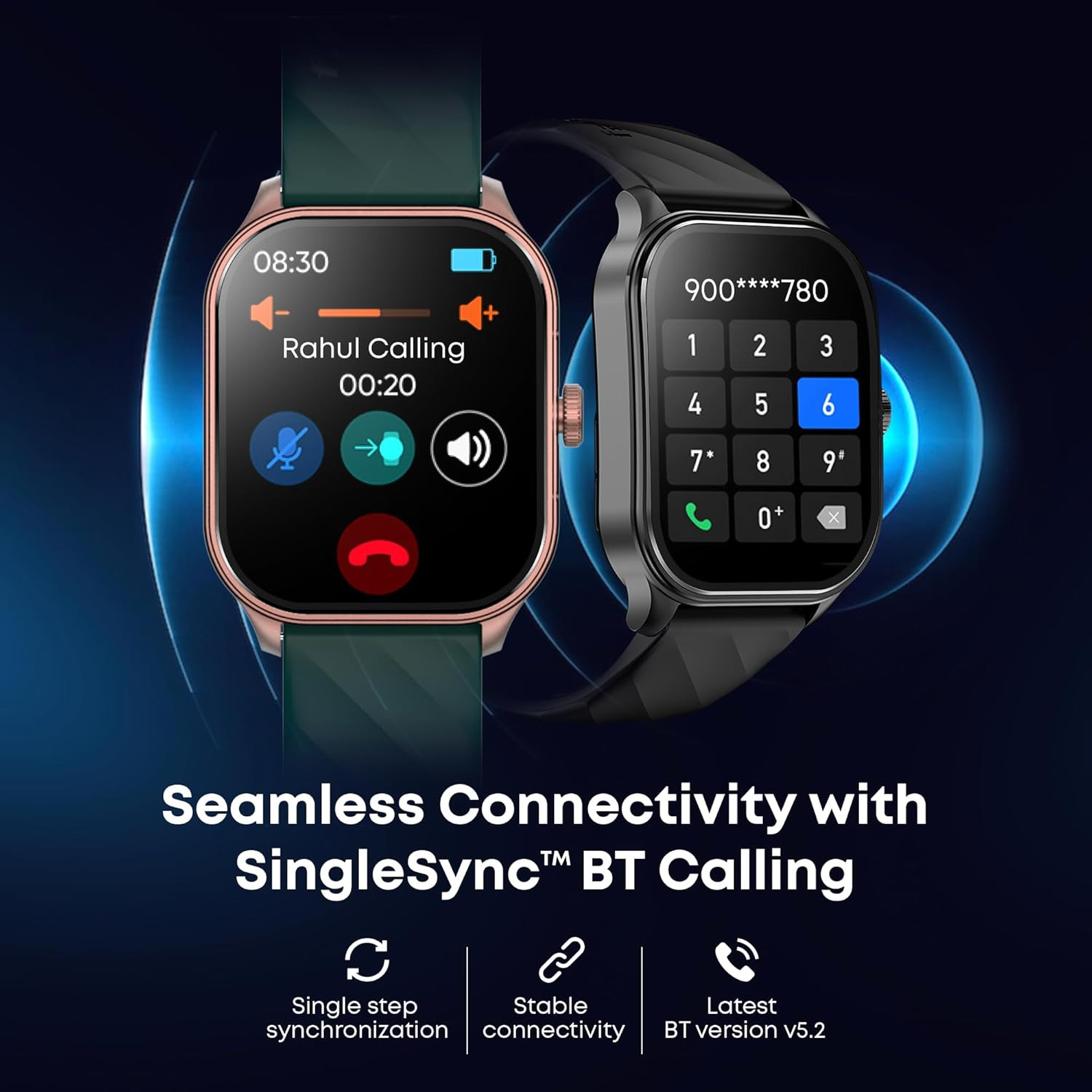 Fastrack Limitless Fs2 Pro Smart Watch 196 Super Amoled Arched Display with Functional Crown  Resolution of 410X502 Singlesync Bt Calling 110 Sports Modes 200 Smartwatch Faces Black