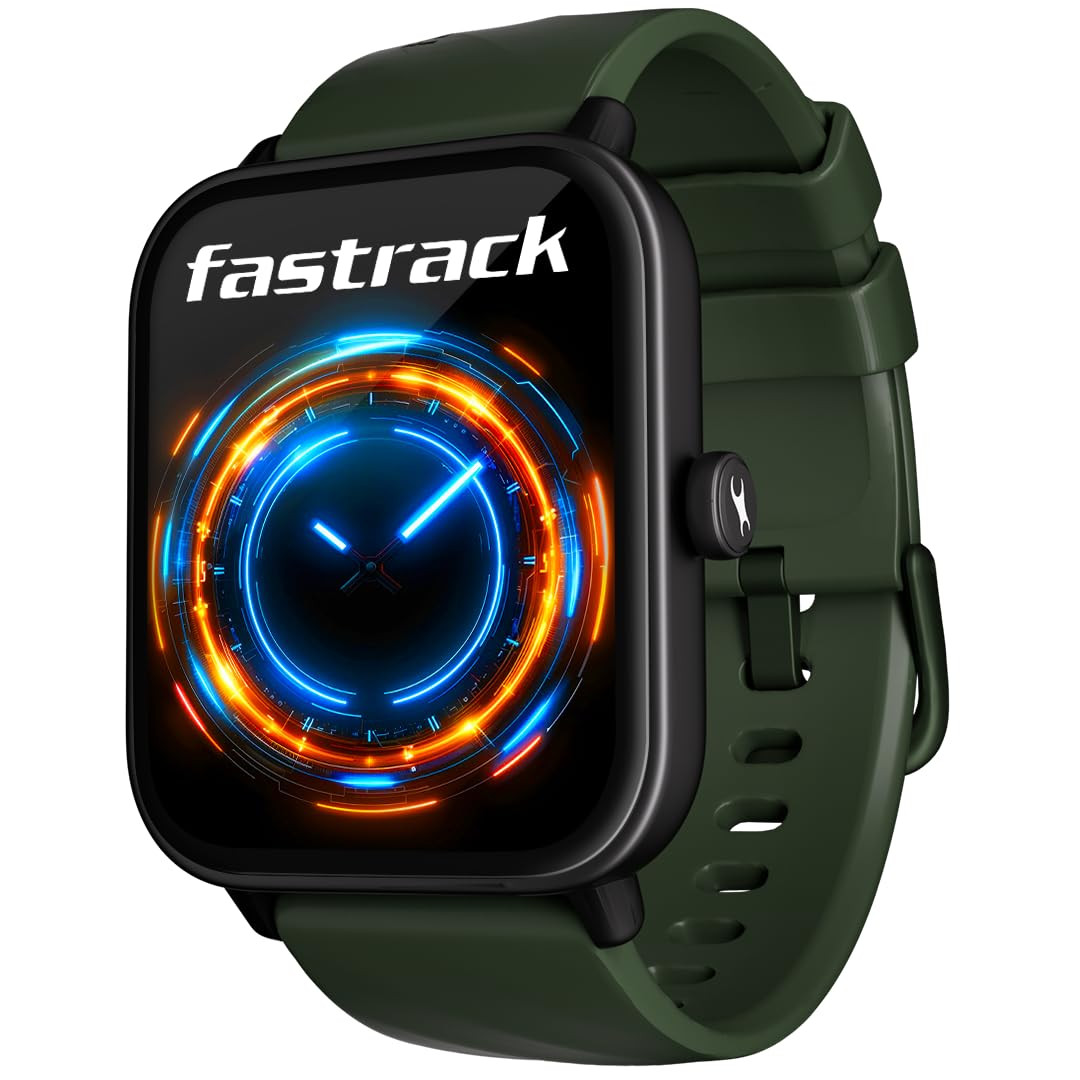 Fastrack Limitless Glide Smart Watch Advanced UltraVU HD Display SingleSync BT Calling Advance Chipset 85 Sports Modes  Smartwatch Faces AI Voice Assistant 24  7 Health Suite IP67 Teal