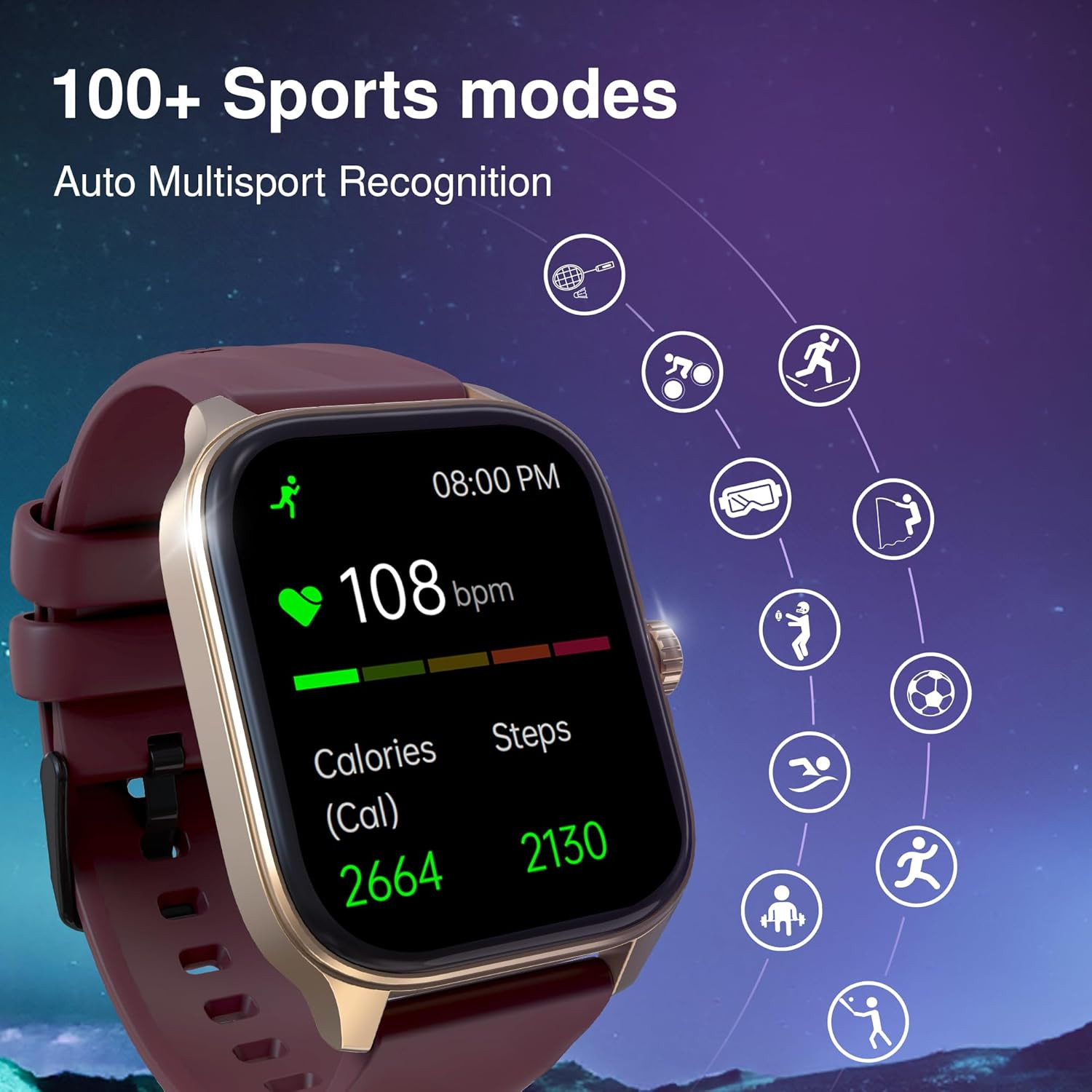 Fastrack New Astor FS1 PRO Smart Watch Large Super AMOLED Display 197 AOD AI Voice Assistance Functional Crown SingleSync BT Calling 100 Sports Modes  Smartwatch Faces IP68 Black