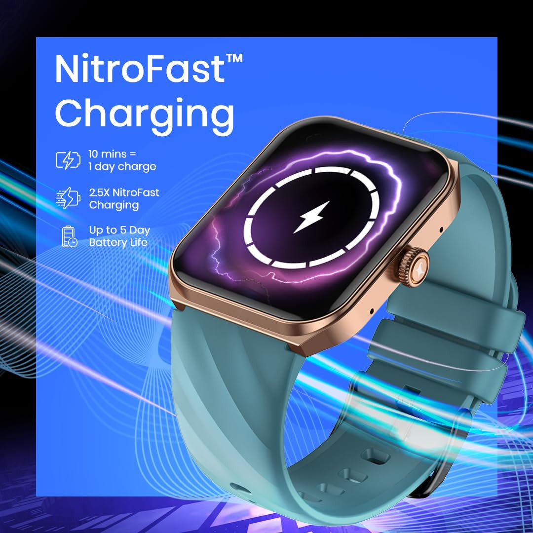 Fastrack New Limitless X2 Smartwatch191 Ultravu with Rotating Crown60 Hz Refresh RateAdvanced ChipsetSinglesync Bt CallingNitrofast Charge100 Sports ModeUpto 5 Day BatteryIp68Wine Red