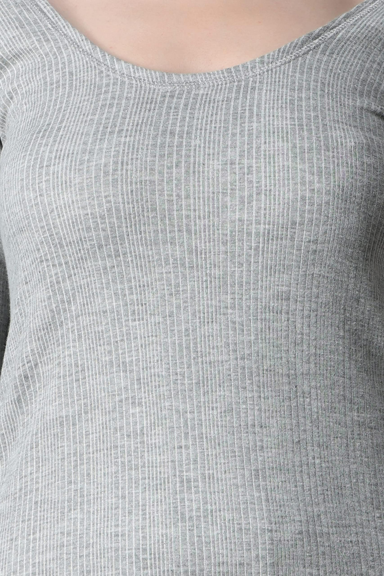FF Winter Wear Thermal Upper Vest and Bottom Lower Warmer Combo for Women  Long Johns Underwear Set - White, M