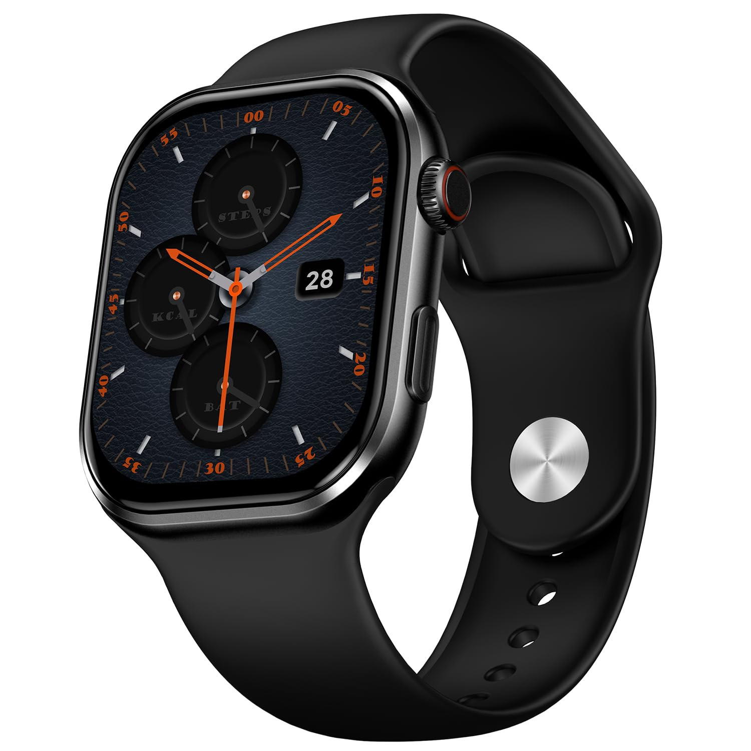 Fire-Boltt Brillia Smart Watch with 513mm 202 inch AMOLED Display Bluetooth Calling SpO2 Heart Rate Monitoring 120 Sports Modes Brillia Black