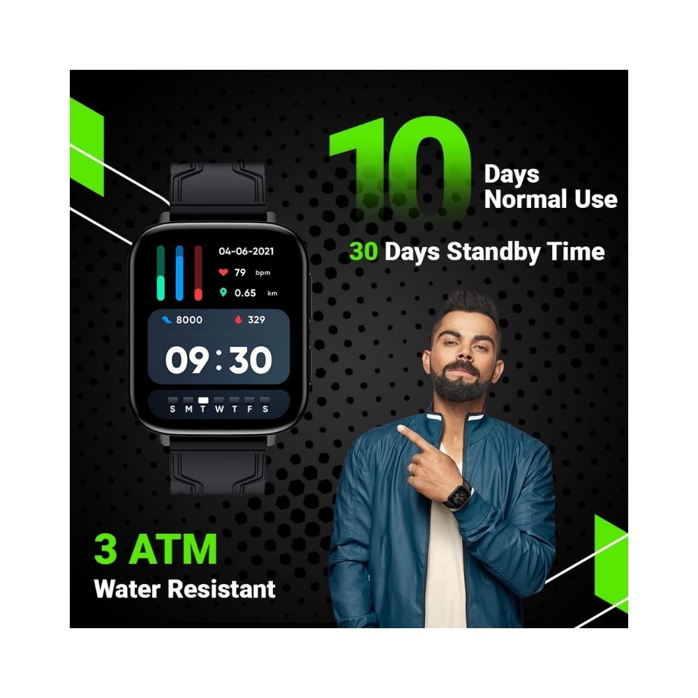 Fire-Boltt Max 1.78 AMOLED Always ON Display with 368 x 448 Super Retina , Spo2 & Heart Rate Monitor Smart Watch