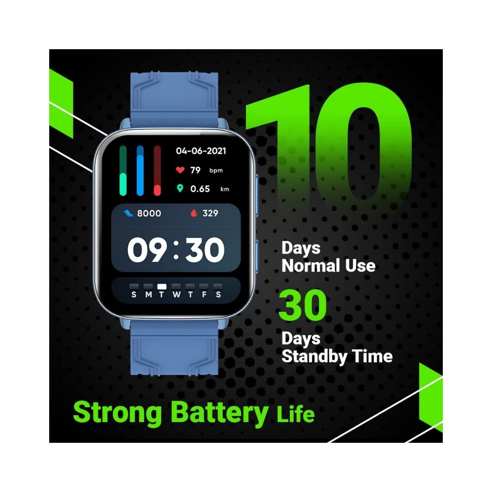Fire-Boltt Max 1.78 AMOLED Smart Watch (Light Blue)
