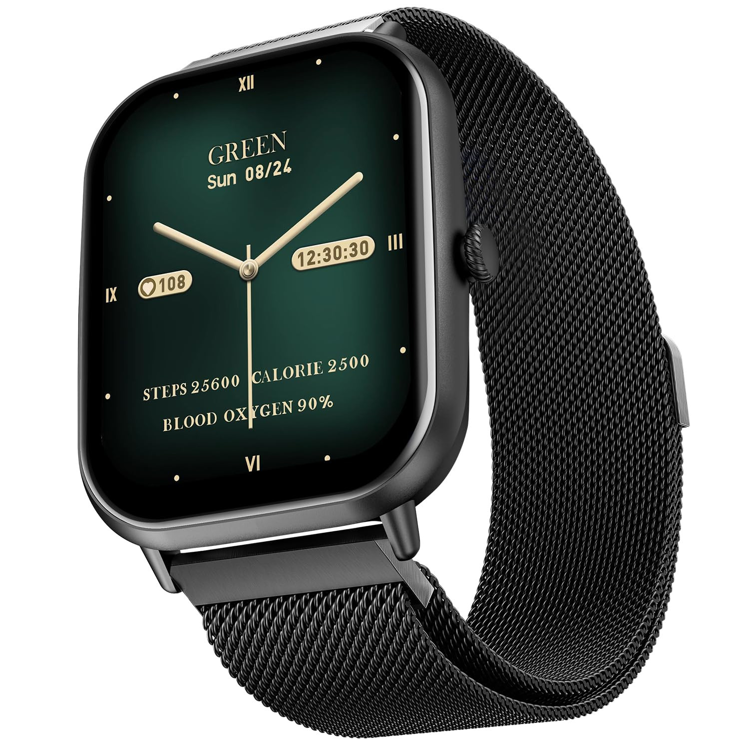 Fire-Boltt Ninja Call Pro Max Smart Watch 201 inch Display Bluetooth Calling 120 Sports Modes Health Suite Voice Assistance Black SS