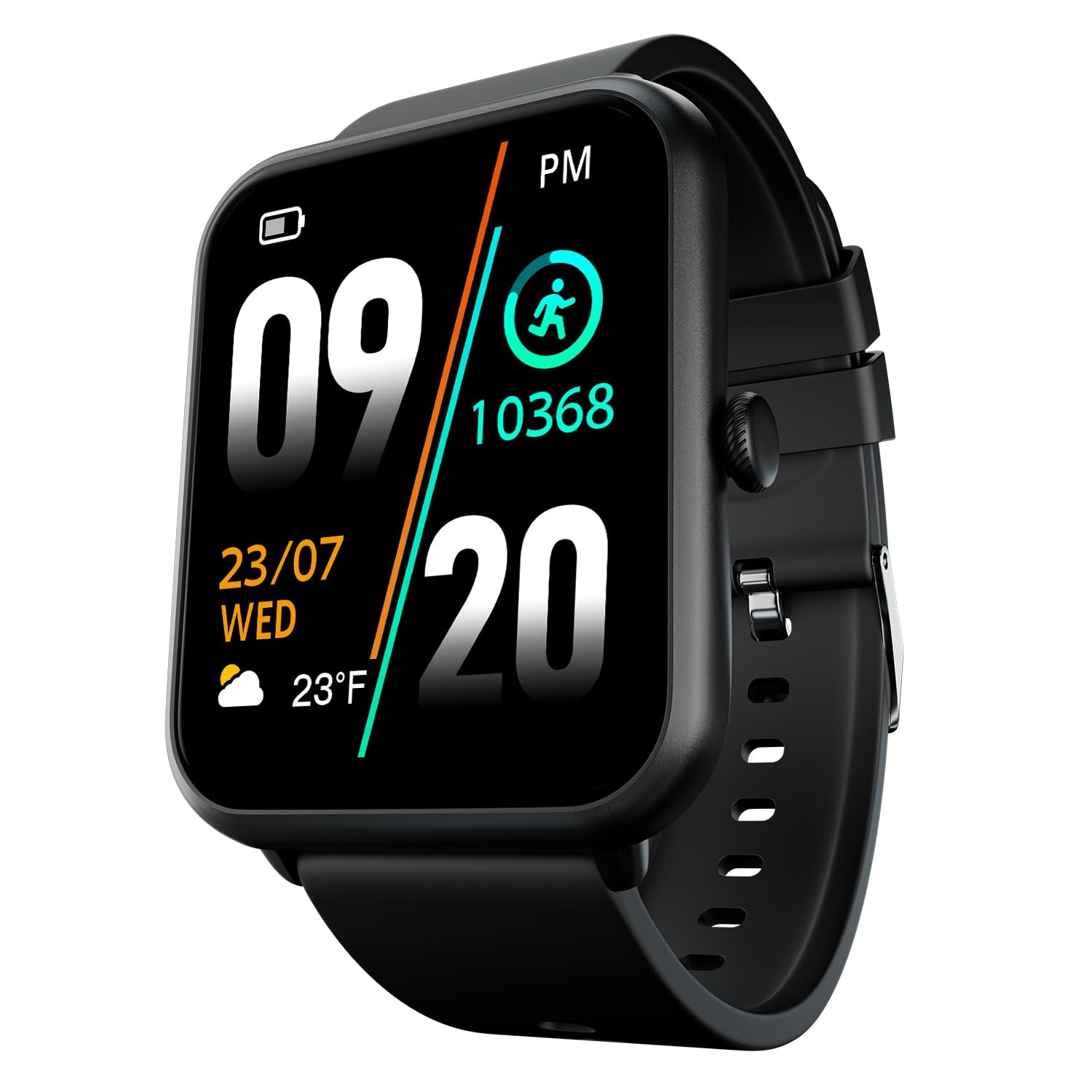 Fire-Boltt Ninja Call Pro Plus Smart Watch 183 inch with Bluetooth Calling AI Voice Assistance 100 Sports Modes IP67 Rating 240  280 Pixel High Resolution Black