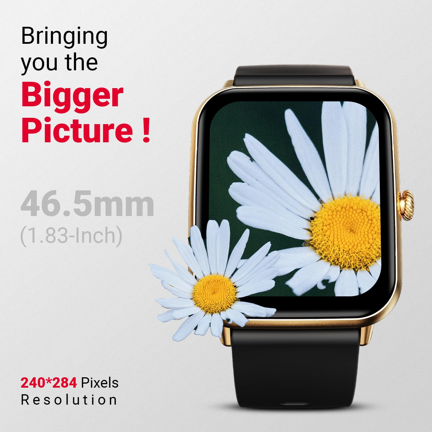 Fire-Boltt Ninja Call Pro Plus Smart Watch 183 inch with Bluetooth Calling AI Voice Assistance 100 Sports Modes IP67 Rating 240  280 Pixel High Resolution