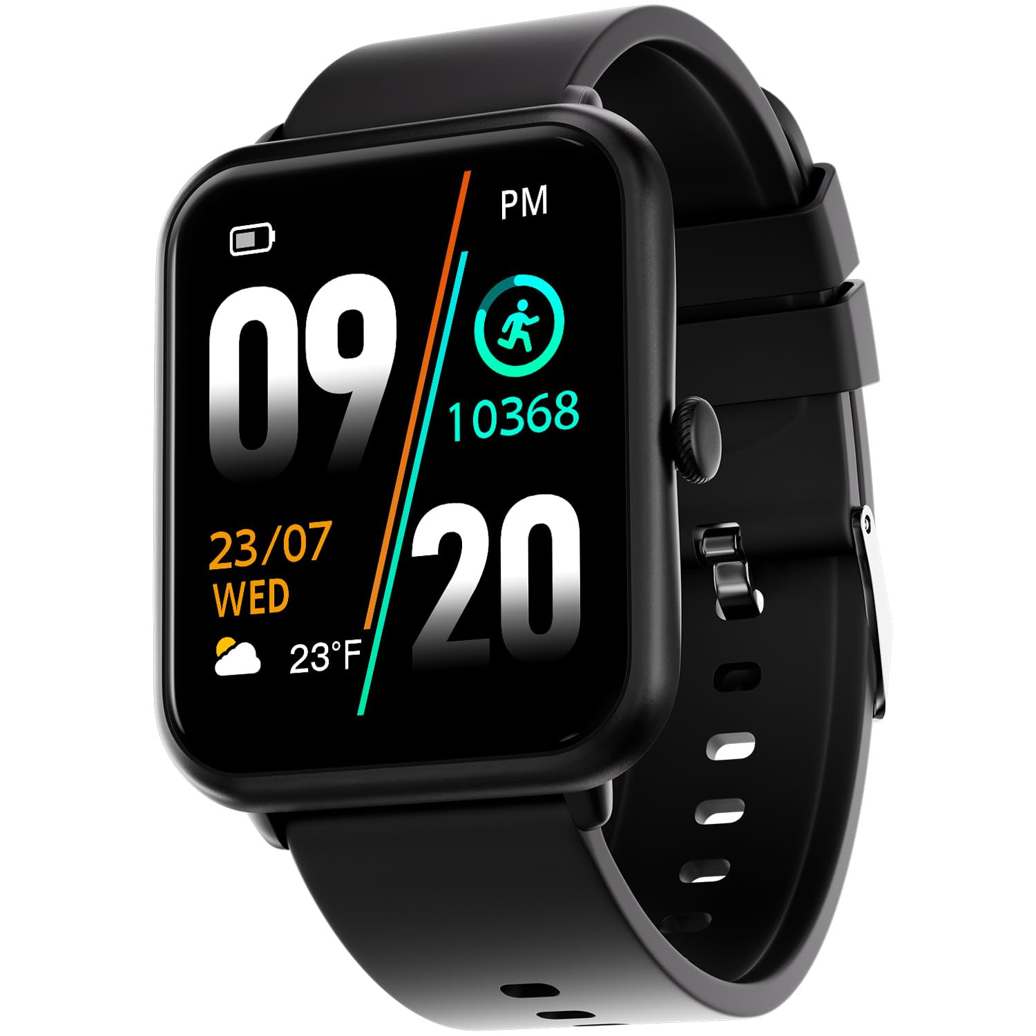 Fire-Boltt Ninja Call Pro Smart Watch Dual Chip Bluetooth Calling 4292mm 169 inch HD Display AI Voice Assistance with 100 Sports Modes with SpO2  Heart Rate Monitoring Black