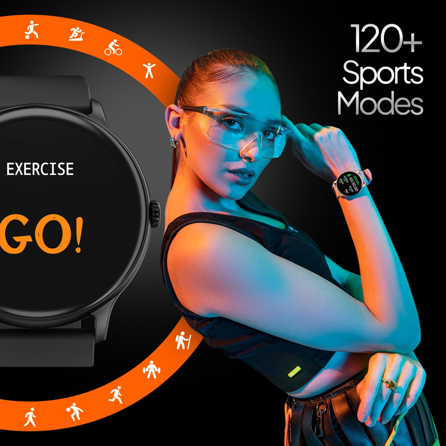 Fire-Boltt Phoenix Pro Smart Watch 139 inch Bluetooth Calling AI Voice Assistant Metal Body with 120 Sports Modes SpO2 Heart Rate Monitoring Black