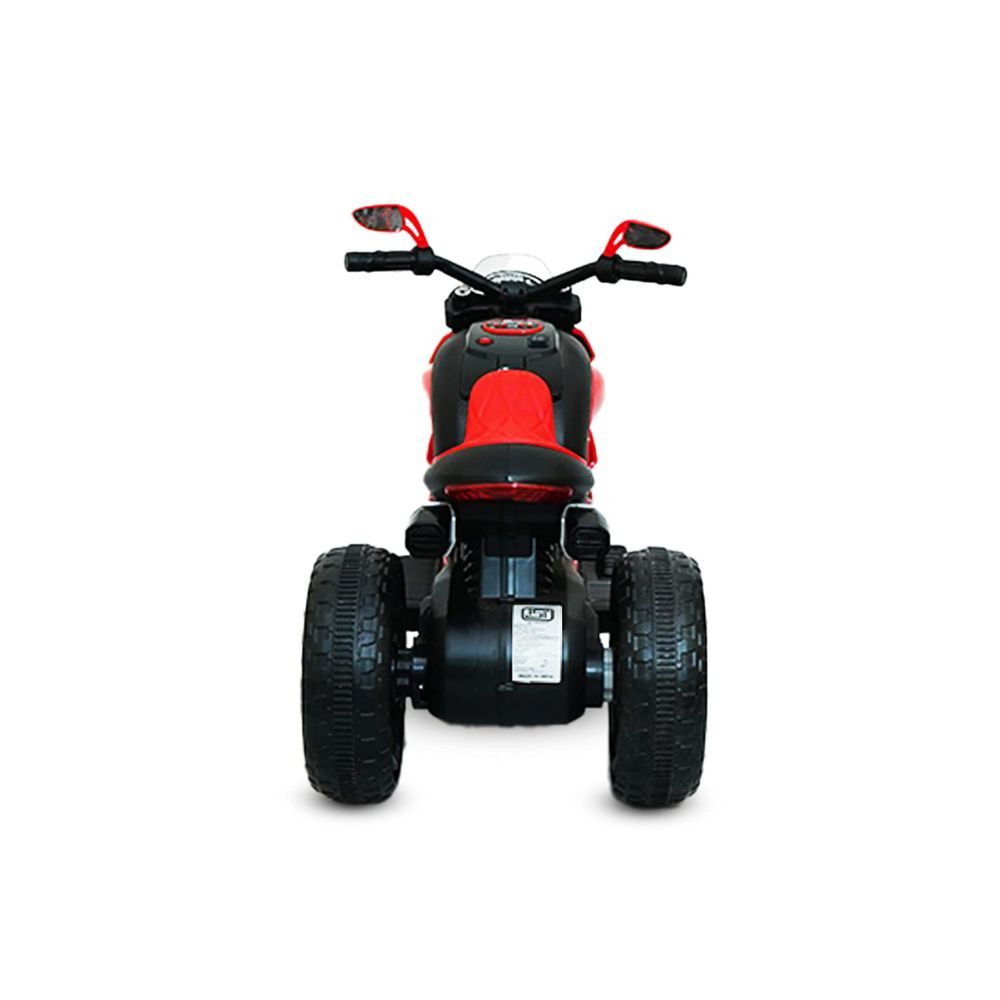 GettBoles Struder Battery Bike for Kids with Music and Led Lights- The Hand Accelerator Electric Rechargeable Bike for Children of Age 2 to 4 Years (Red)