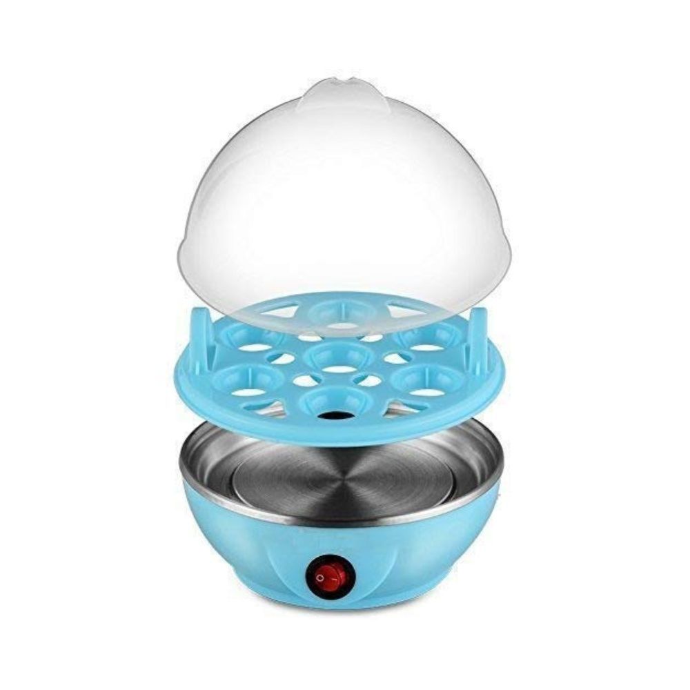 GILTON Egg Boiler Electric Automatic Off 7 Egg Poacher for Steaming Cooking Also Boiling and Frying