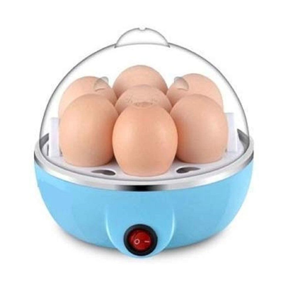 GILTON Egg Boiler Electric Automatic Off 7 Egg Poacher for Steaming Cooking Also Boiling and Frying