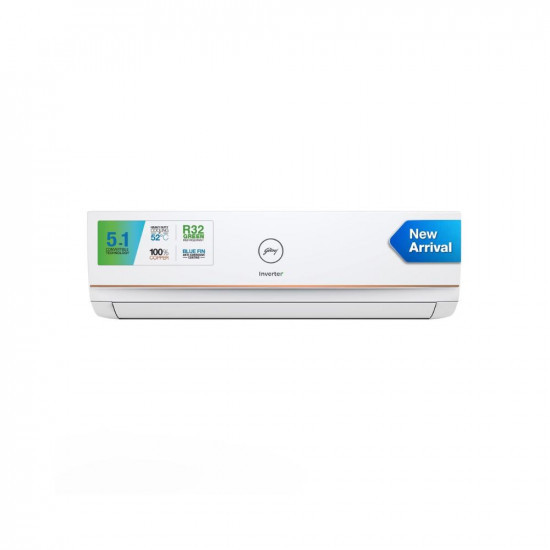 Godrej 15 Ton 5 Star 5-In-1 Convertible Inverter Split AC Copper Anti Dust Filter 2023 Model AC 15TR SIC 18ITC5-WWA White