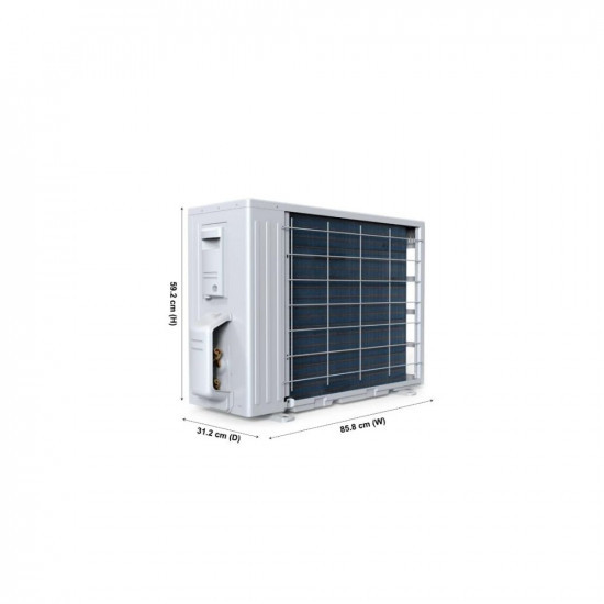 Godrej 15 Ton 5 Star 5-In-1 Convertible Inverter Split AC Copper Anti Dust Filter 2023 Model AC 15TR SIC 18ITC5-WWA White