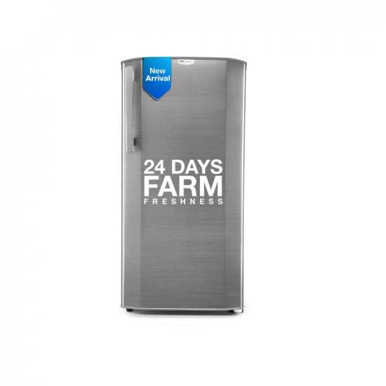 Godrej 180 L 5 Star Inverter, Turbo Cooling Technology, With 24 Days Farm Freshness Direct Cool Single Door Refrigerator(2023 Model, RD EDGENEO 207E THI JT ST, Jet Steel)