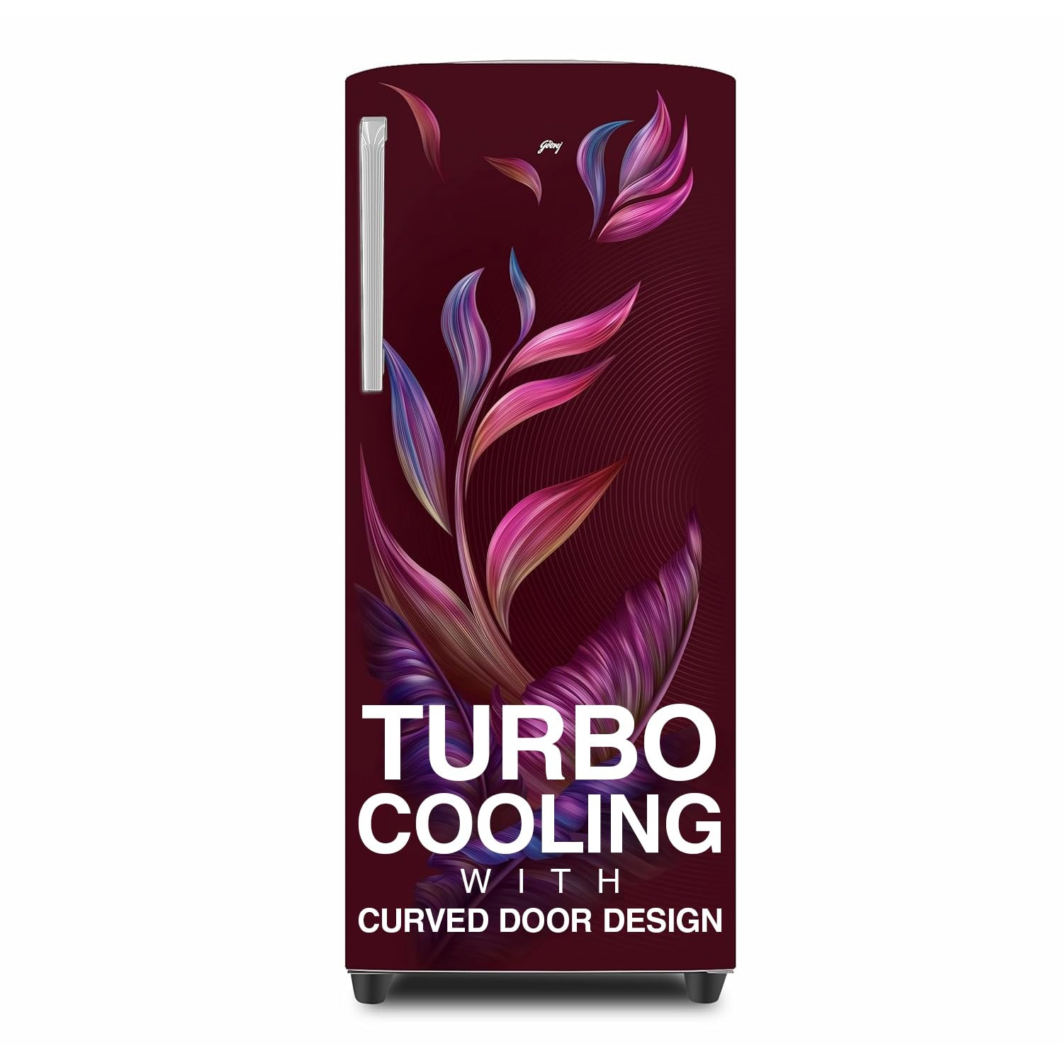 Godrej 268 L 3 Star Turbo Cooling Technology Ensuring Faster Cooling Direct Cool Single Door Refrigerator With Advanced Inverter Technology 2024 Model RD EMARVEL 290C THI FU WN Fusion Wine