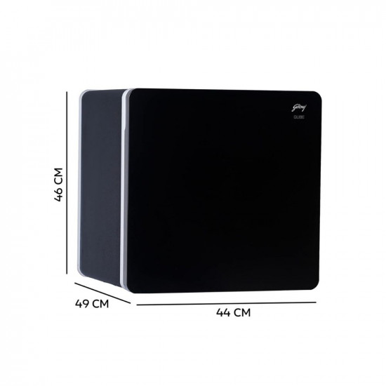Godrej 30 L Qube Personal Standard Single door Cooling Solution (TEC Qube 30L HS Q103, Black)