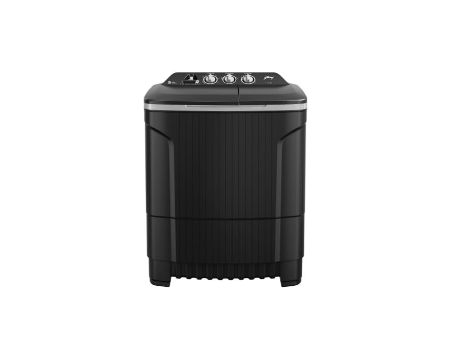 Godrej 8 Kg 5 Star Tri-Roto Scrub Pulsator Semi-Automatic Top Load Washing Machine WSEDGE CLS 80 50 PRA SLGR Slate Grey
