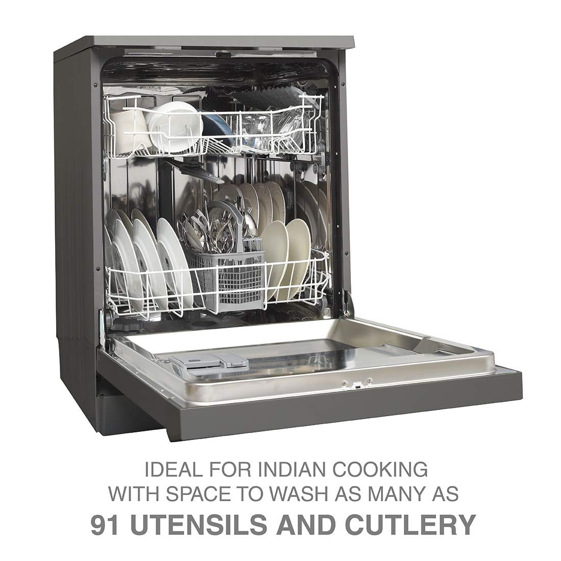 Godrej Eon Dishwasher  Steam Wash Technology 13 place setting  Perfect for Indian Kitchen