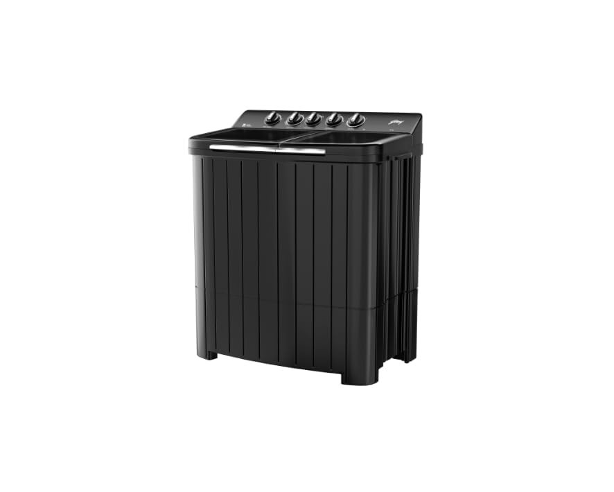 Godrej WS EDGE RIO 100 50 TB3 SLGR 10 Kg 5 star Semi-Automatic Top Loading Washing Machine Royal Gold Toughened Glass Lids
