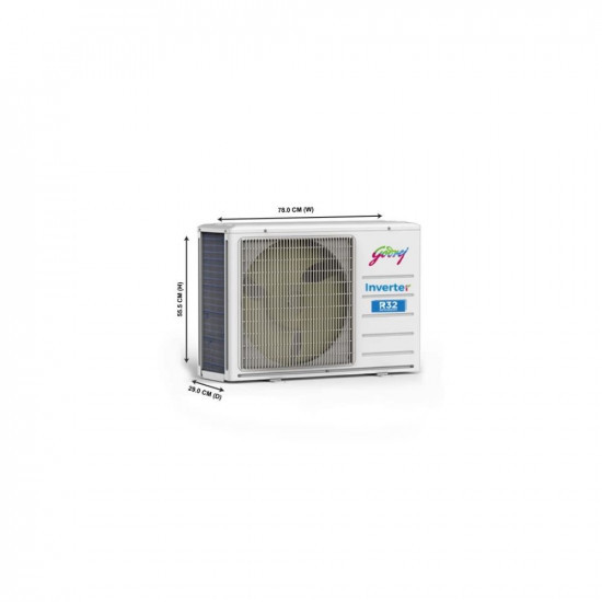 Godrej15 Ton 5 Star Inverter Split AC Copper Anti-Dust Filter SIC 18ITC5-WWR White